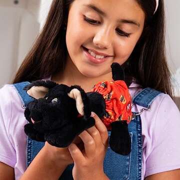POUND PUPPIES Newborns Plush - Chill - Black, Eco Friendly