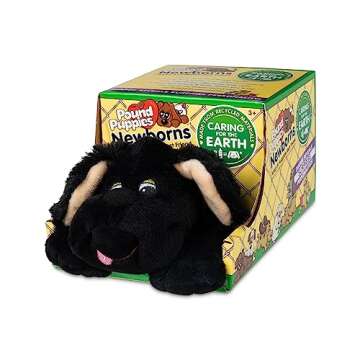 POUND PUPPIES Newborns Plush - Chill - Black, Eco Friendly