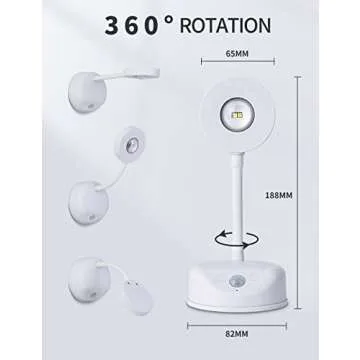 GARTO Battery Operated Motion Sensor Spotlight