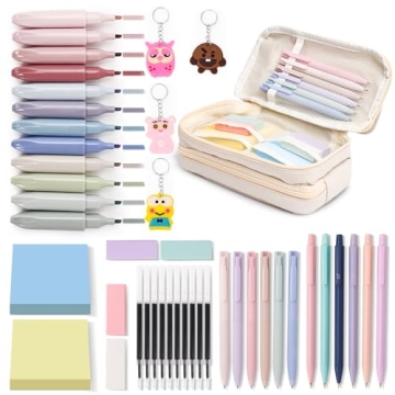 MoniiyHong 41 PCS School Supplies Aesthetic Set for Students