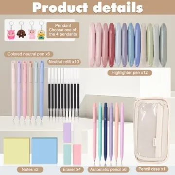 MoniiyHong 41 PCS Aesthetic School Supplies Set