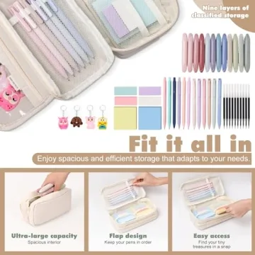 MoniiyHong 41 PCS Aesthetic School Supplies Set