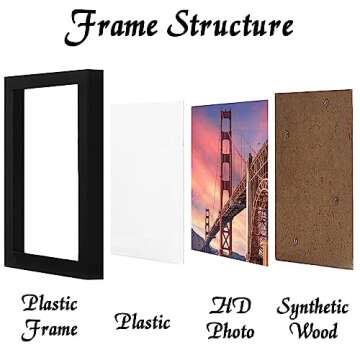 Stylish Ijuerybai 16x16 Picture Frames for Photos