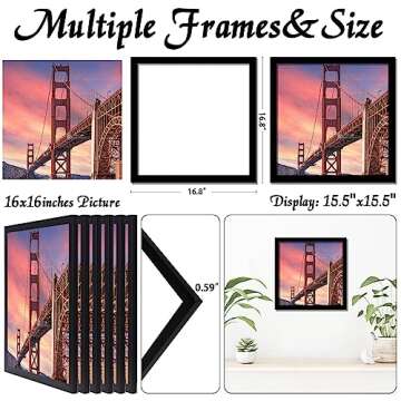 Stylish Ijuerybai 16x16 Picture Frames for Photos