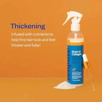 Renpure Biotin & Collagen Leave-In Conditioner - 8 Fl Oz