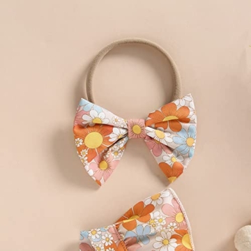 YINGISFITM Toddler Baby Girl Floral Ruffle Romper Set