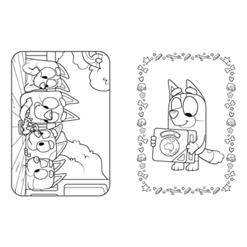 Bluey Fun and Games Coloring Book for Kids