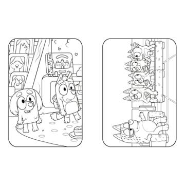 Bluey Fun and Games Coloring Book for Kids