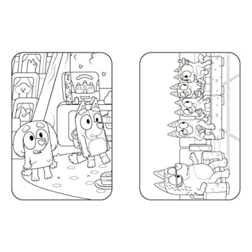 Bluey Fun and Games Coloring Book for Kids