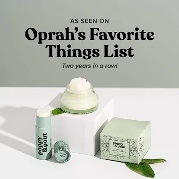 Poppy & Pout Sweet Mint Jumbo Lip Balm Natural Care