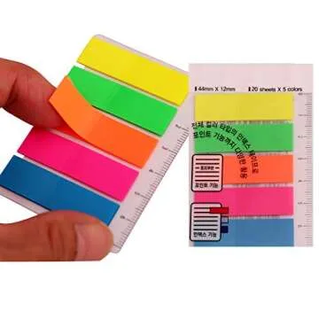 Sakura Pigma Micron Fineliners Pen High Light Soft Head Pen Manga Drawing- Assorted Color 8 Pens (005-Assort Color) -Include Index Tape