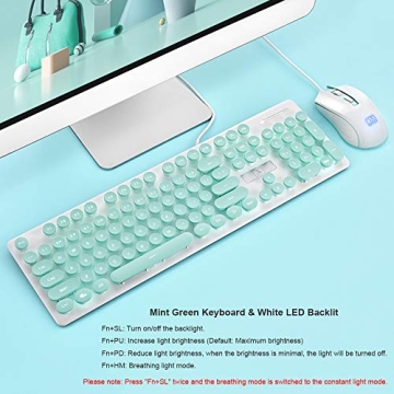Stylish Wired Gaming Keyboard and Mouse Combo for All