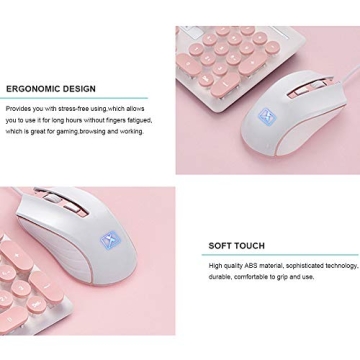 Stylish Wired Gaming Keyboard and Mouse Combo for All