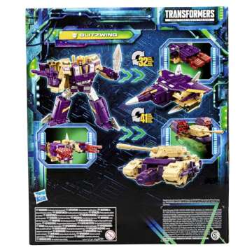 Transformers Toys Legacy Evolution Leader Blitzwing Toy, 7-inch, Action Figure for Boys and Girls Ages 8 and Up