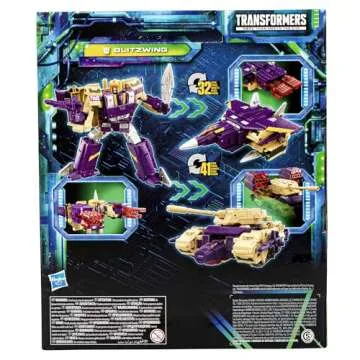 Transformers Toys Legacy Evolution Leader Blitzwing Toy, 7-inch, Action Figure for Boys and Girls Ages 8 and Up