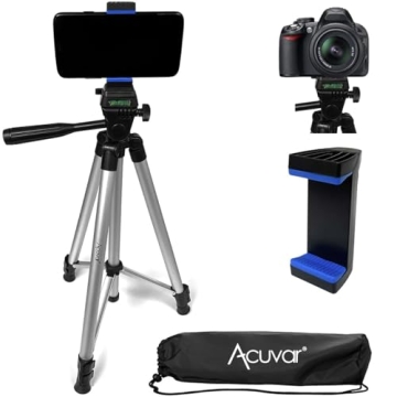 Acuvar 50" Lightweight Smartphone & Camera Tripod