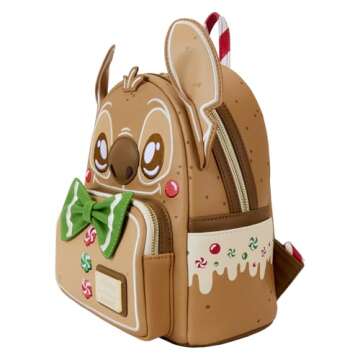 Loungefly Disney Lilo & Stitch Gingerbread Stitch Cosplay Mini Backpack