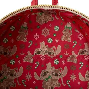 Loungefly Disney Lilo & Stitch Gingerbread Stitch Cosplay Mini Backpack
