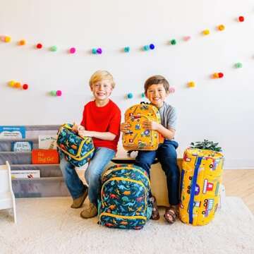 Wildkin Original Nap Mat with Pillow for Toddler Comfort - Cozy and Travel-Friendly