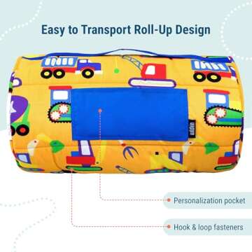 Wildkin Original Nap Mat for Toddlers - Soft and Cozy