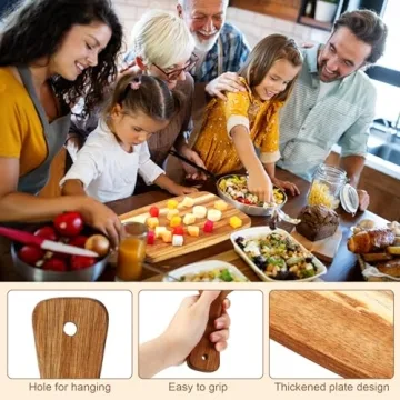Silifine Acacia Wood Cutting Boards Set for Charcuterie