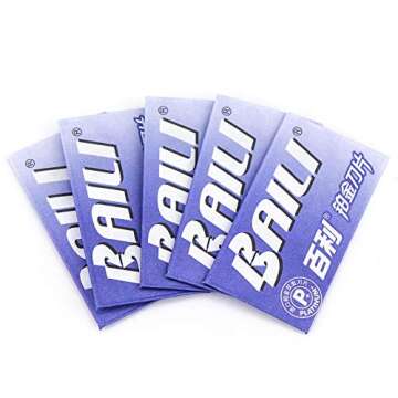 BAILI Platinum Double Edge Razor Blades - 5 Pack