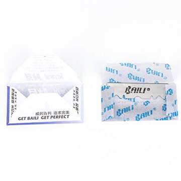 BAILI Platinum Double Edge Razor Blades - 5 Pack