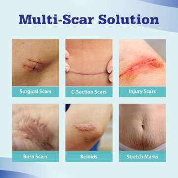 Aroamas Scar Advanced Scar Gel - Medical-Grade Silicone Scar Gel for Surgical Scars, for Face, Scar ...