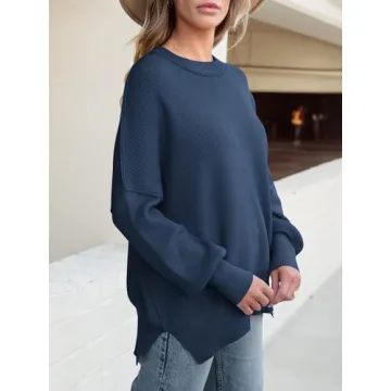 ANRABESS Women's Cozy Oversized Pullover for Fall