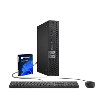 Dell OptiPlex 7050 mini Windows 11 Pro Desktop Computer PC with 27" FHD Monitor, Intel Core i5-7500,...