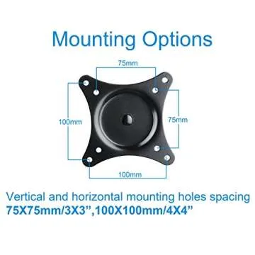 Full Motion Dual Monitor Mount with Height Adjustment