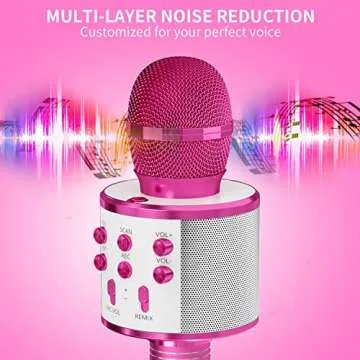 GIFTMIC Wireless Kids Microphone for Singing Karaoke