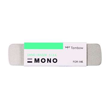 Tombow MONO Sand Eraser , Grey, 1 Pack