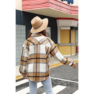 Boutikome Women's Plaid Shacket | Cozy Fall Styles