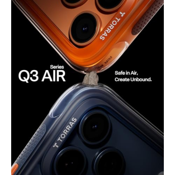 TORRAS Ostand Q3 Air for iPhone 17 Pro Max with Rotating Stand and Mil-Grade Protection