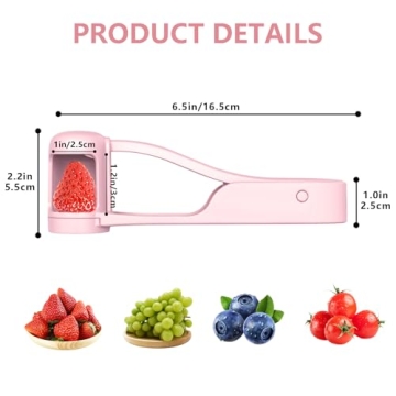 WhiteRhino Grape Cutter for Toddlers 1-3,Grape Slicer for Toddlers Grape Cutter Tool Cherry Tomato Strawberry Sandwich Cutter for Kids Lunch Accessories,Grape Slicer Kitchen Gadget Grape Quarter