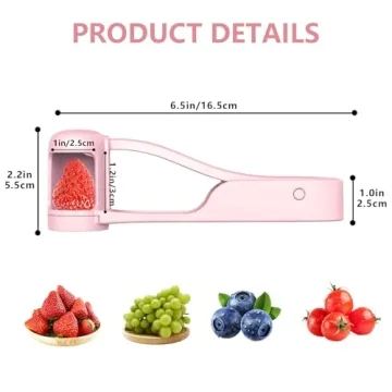 WhiteRhino Grape Cutter for Toddlers 1-3,Grape Slicer for Toddlers Grape Cutter Tool Cherry Tomato Strawberry Sandwich Cutter for Kids Lunch Accessories,Grape Slicer Kitchen Gadget Grape Quarter