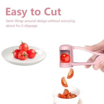 WhiteRhino Grape Cutter for Toddlers 1-3,Grape Slicer for Toddlers Grape Cutter Tool Cherry Tomato Strawberry Sandwich Cutter for Kids Lunch Accessories,Grape Slicer Kitchen Gadget Grape Quarter