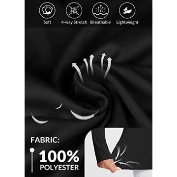 BALEAF Women's UPF 50+ Sun Shirts Long Sleeve UV Protection Rash Guard Lightweight Quick Dry SPF Hiking Tops Outdoor