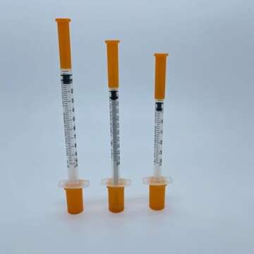 BH Supplies Insulin Syringes U-100 30G 1ml/cc 5/16" (8mm) Pack of 100 Pcs