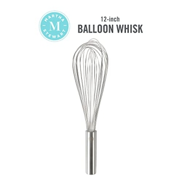Martha Steward 12-Inch Stainless Steel Balloon Whisk