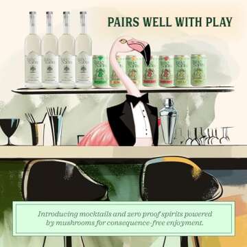 Little Saints Non-Alcoholic Drinks Variety Pack - Sugar Free & Zero Proof Mocktails - Ready-to-Drink Beverage for Parties & Celebrations