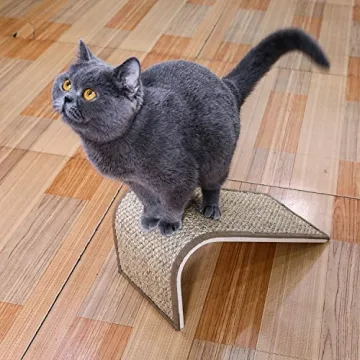 Lahas Cat Scratch Pad Durable Natural Scratching Ramp