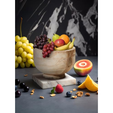 Paulownia Wood Decorative Bowl for Home Decor and Events