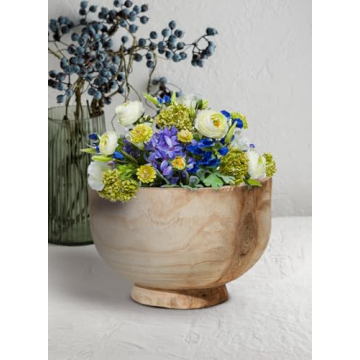 Paulownia Wood Decorative Bowl for Home Decor and Events