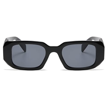 Verfimaci Trendy Rectangle Sunglasses Stylish UV Protection