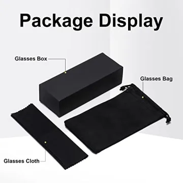 Verfimaci Trendy Rectangle Sunglasses Stylish UV Protection