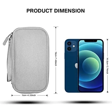 DUMEALAGR Electronics Organizer Bag for Chargers & Accessories