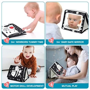 EverLove Tummy Time Mirror - Perfect Sensory Toy for Babies