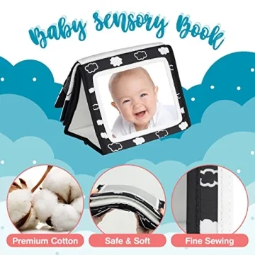 EverLove Tummy Time Mirror - Perfect Sensory Toy for Babies